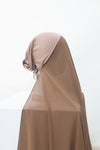 Natural Brown Undercap Premium Chiffon Hijab