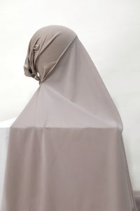 Light Taupe Undercap Premium Chiffon Hijab