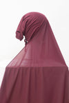 Cranberry Undercap Premium Chiffon Hijab