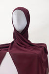 Cranberry Undercap Premium Chiffon Hijab