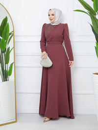 Mauve Side Sparkle Dress