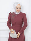 Mauve Side Sparkle Dress