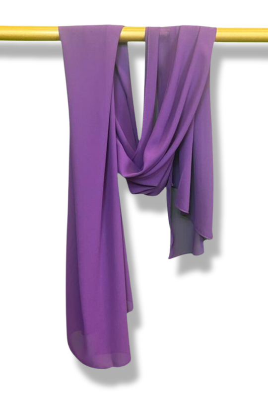 Victory Purple Premium Chiffon Hijab