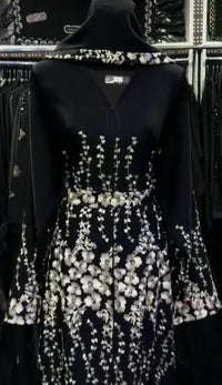 Blossom Embroidered Abaya
