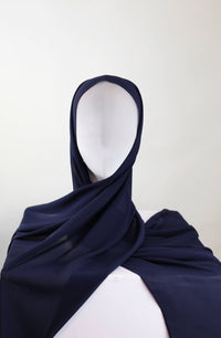Indigo Premium Chiffon Hijab