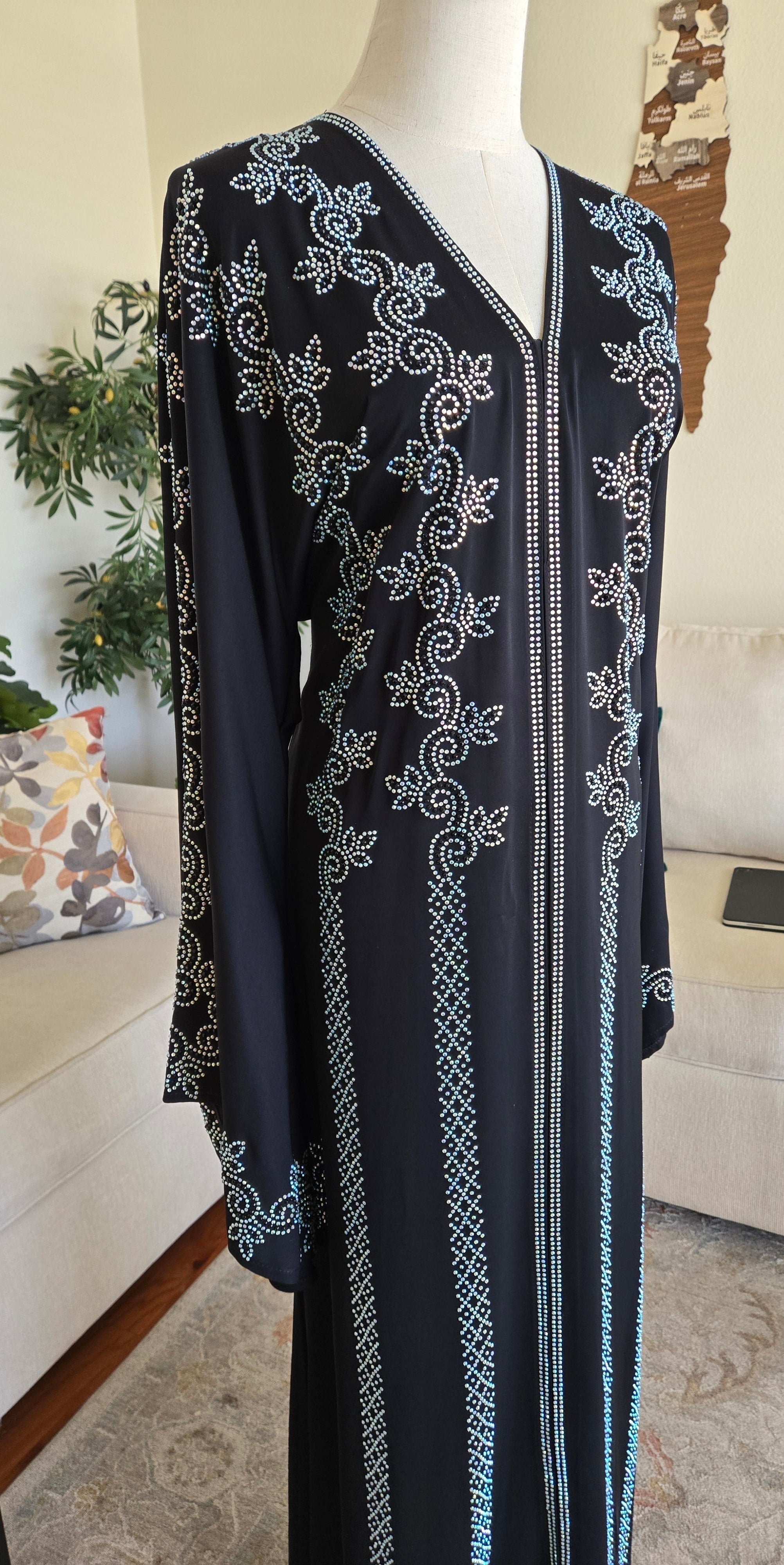 Celestial Noir Abaya