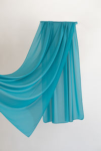 Sea Blue Premium Chiffon Hijab
