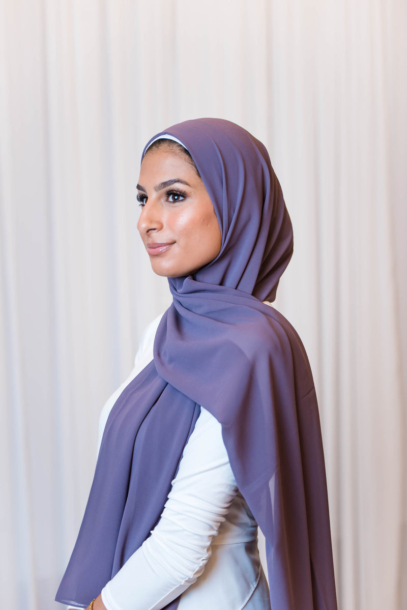 Lavender Premium Chiffon Hijab