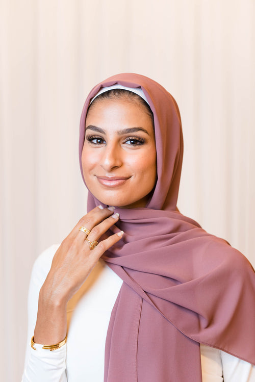 Muave Premium Chiffon Hijab