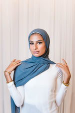 Providence Blue Premium Chiffon Hijab