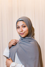Cool Gray Premium Chiffon Hijab
