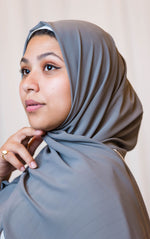 Cool Gray Premium Chiffon Hijab