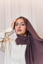 Rosewood Brown Premium Chiffon Hijab