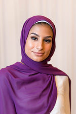 Violet Premium Chiffon Hijab
