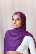 Violet Premium Chiffon Hijab