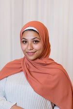 Salmon Premium Chiffon Hijab