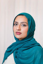 Teal Premium Chiffon Hijab