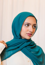 Teal Premium Chiffon Hijab